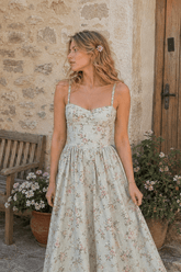 Cami Waist Slim Sexy Versatile Floral Dress