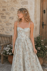 Cami Waist Slim Sexy Versatile Floral Dress