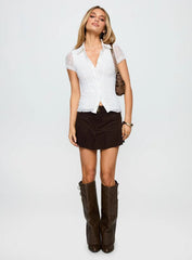 Melaniya Button Up Top
