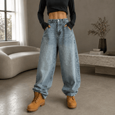 Vintage Low Rise Washed Jeans