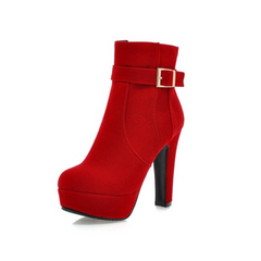 Nikoli Women's Platform Buckle Boots