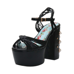 Sharif Women's Vintage Platform Heels