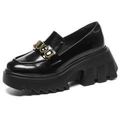 Mercuri Women's Platform Black Shoes