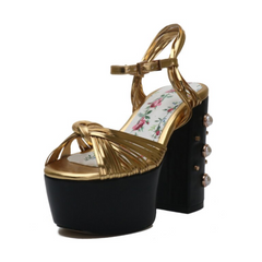 Sharif Women's Vintage Platform Heels