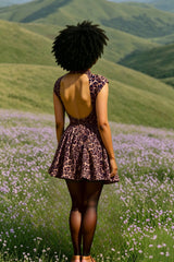 Flirty Leopard Backless Party Dress
