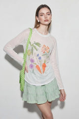 Breathable Loose Floral Cover Up