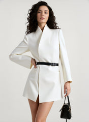Long Sleeve Stand Collar Blazer