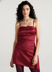 Sexy Spaghetti Strap Fitted Stylish Mini Dress