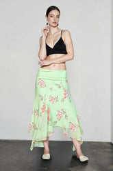 Sheer Mesh Lightweight Vacation Skirt