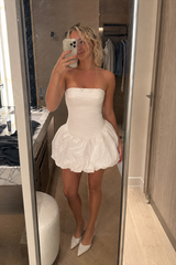 Layered Strapless Ball Party Dress