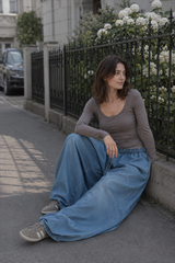 Versatile Vintage Wide Leg Loose Jeans