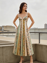 Halter Floral Printed Boho Dress