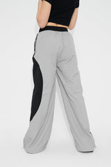 Drawstring Waist Colorblock Dual Pocket Joggers