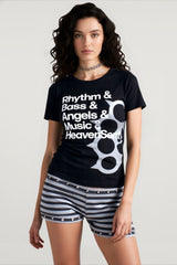 Dark Graphic Fitted T-shirts