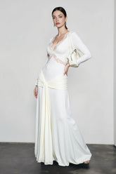 Flutter Sleeve Mermaid Hem Vacation Dress