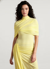 Slim Ruched Backless Chic Formal Dress