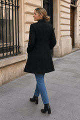 Belted Wool Long Coat