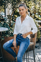High Waist Skinny Pencil Jeans