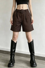 Linen Relaxed Belted Pants