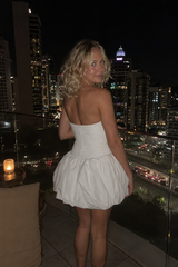 Layered Strapless Ball Party Dress