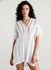 Crochet Poncho Beach Cover Up
