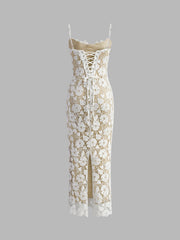 Double Layer Lace Cami Dress