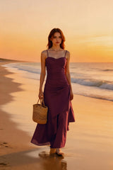 Longline Elegant Slip Dress