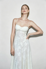 Elegant White Maxi Boho Dress