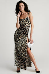 Slit Bodycon Slip Dress