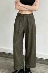 Linen Cropped Balloon Pants