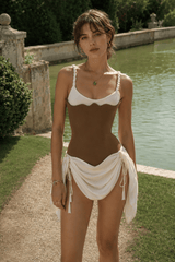 Solid High Waist Bodycon Mini Dress