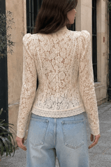 Vintage Lace Button Blouse