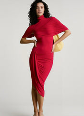 Slim Ruched Backless Chic Formal Dress