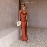 Deep Plunge Midaxi Dress