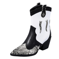 Albiria Women's Classic Leather Ankle Boots