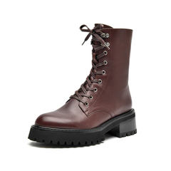 Beyota Women's Boots With Zipper And Laces