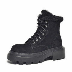 Cibel Women's Suede Platform Snow Boots