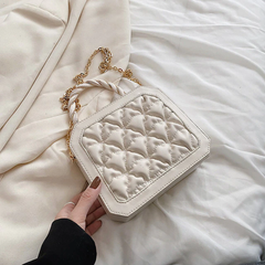 Colao Women's Small Pleated Leather Handbag