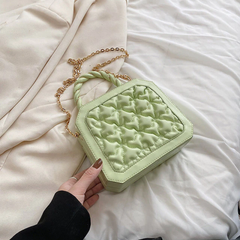 Colao Women's Small Pleated Leather Handbag