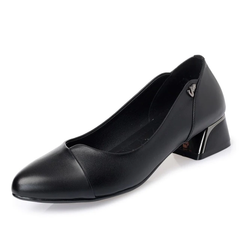 Delfina Women's Leather Dress Pumps Shoes