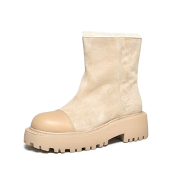 Gracia Women's Suede Platform Snow Boots