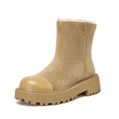 Gracia Women's Suede Platform Snow Boots