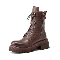 Hanson Women's Platform Leather Boots