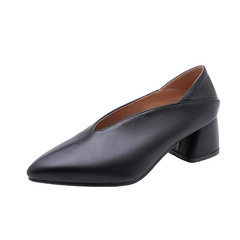 Janza Women's Black Pumps Shoes
