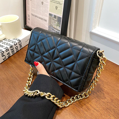 Latty Women's Minimalist Quilted Flap Handbag