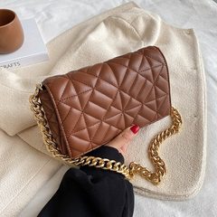 Latty Women's Minimalist Quilted Flap Handbag