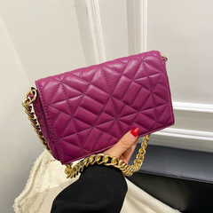 Latty Women's Minimalist Quilted Flap Handbag