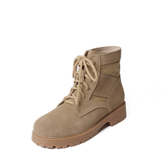 More Women's Suede Ankle Black Boots