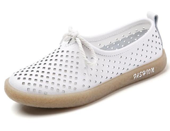 Palmer Women's Flat Leather Slip On Shoes