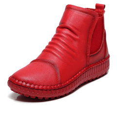 Rudy Women's Warm Leather Black Boots